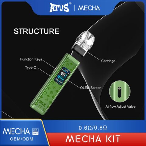 DE019MAX Refillable Pod Kit System Device ATVS Vape