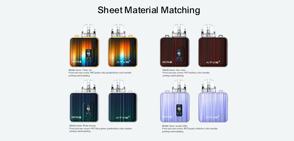 DE019PRO Refillable Pod Kit System Device ATVS Vape