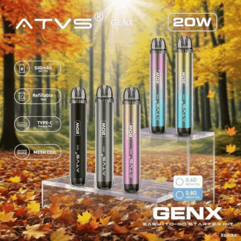 DE020 Refillable Pod Kit System Device with Adjustable Airflow MTL RDL ATVS Vape