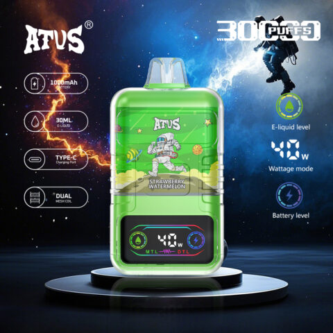 DE021 30000 Puffs Disposable Vape with-LED-display-screen and adjustable airflow MTL DTL ATVS Vape