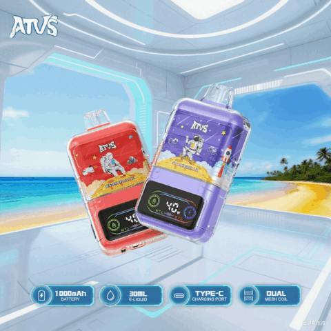 DE021 30000 Puffs Disposable Vape with-LED-display-screen and adjustable airflow MTL DTL ATVS Vape