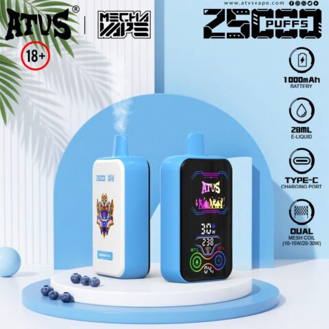 DE021 30000 Puffs Disposable Vape with-LED-display-screen and adjustable airflow MTL DTL ATVS Vape