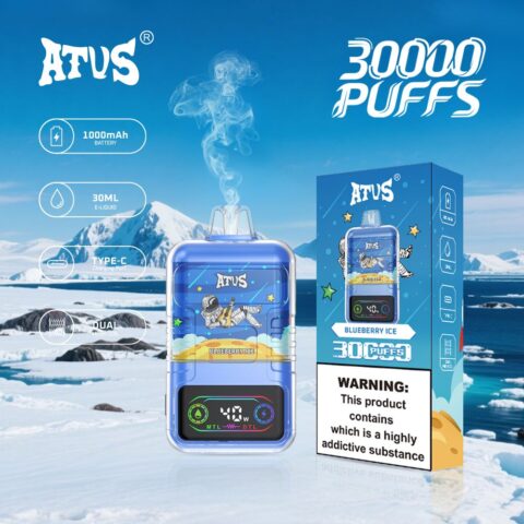 DE021 30000 Puffs Disposable Vape with-LED-display-screen and adjustable airflow MTL DTL ATVS Vape