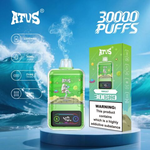 DE021 30000 Puffs Disposable Vape with-LED-display-screen and adjustable airflow MTL DTL ATVS Vape