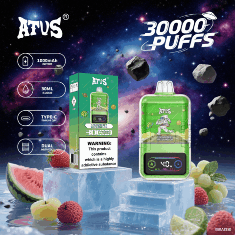 DE021 30000 Puffs Disposable Vape with-LED-display-screen and adjustable airflow MTL DTL ATVS Vape