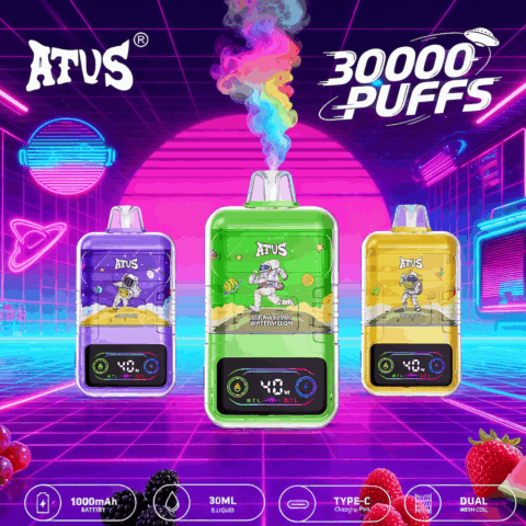 DE021 30000 Puffs Disposable Vape with-LED-display-screen and adjustable airflow MTL DTL ATVS Vape