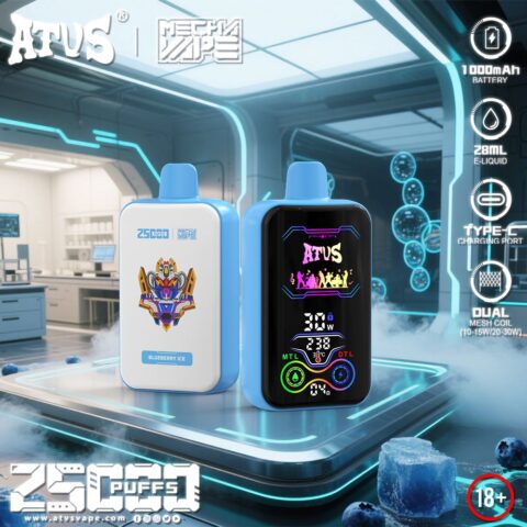 DE022 35000 Puffs Disposable Vape with Full screen rechargeable and adjustable airflow ATVS Vape