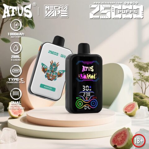 DE022 35000 Puffs Disposable Vape with Full screen rechargeable and adjustable airflow ATVS Vape