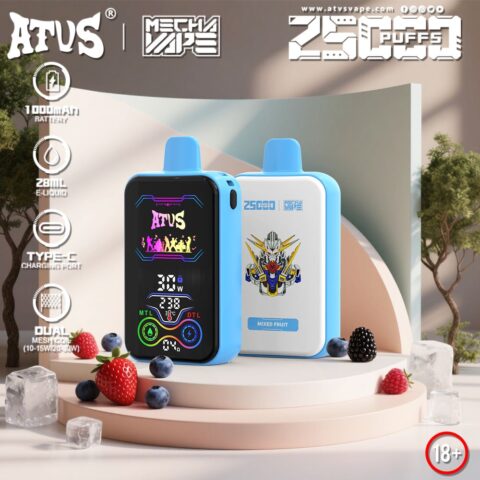DE022 35000 Puffs Disposable Vape with Full screen rechargeable and adjustable airflow ATVS Vape