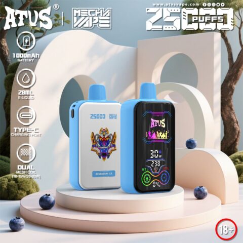 DE022 35000 Puffs Disposable Vape with Full screen rechargeable and adjustable airflow ATVS Vape