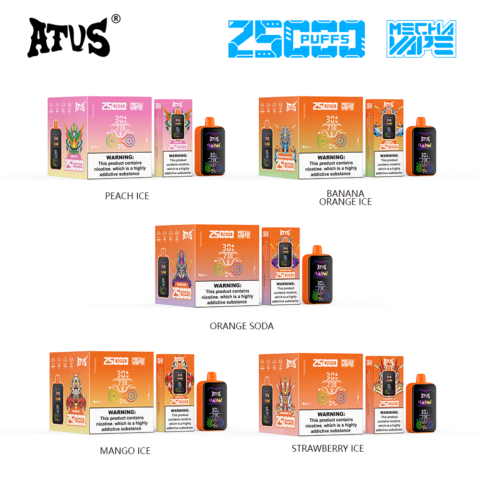 DE022 35000 Puffs Disposable Vape with Full screen rechargeable and adjustable airflow ATVS Vape