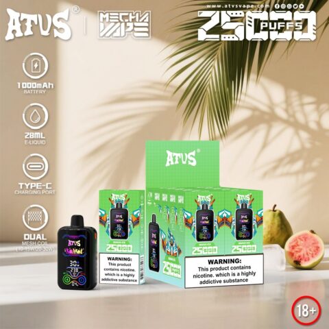 DE022 35000 Puffs Disposable Vape with Full screen rechargeable and adjustable airflow ATVS Vape