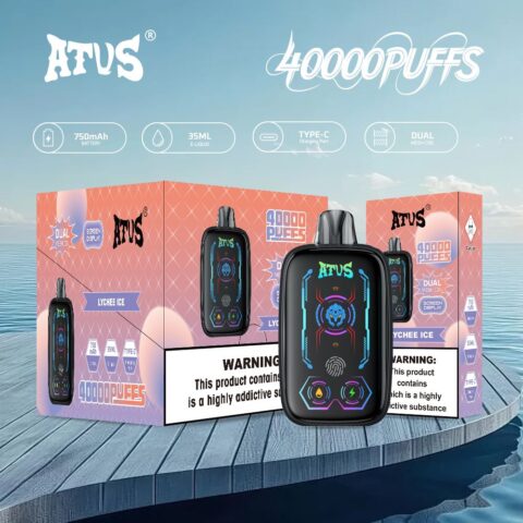 DE023 40000 Puffs Disposable Vape with Full screen rechargeable and adjustable airflow ATVS Vape