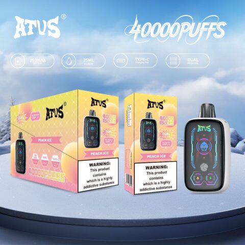 DE023 40000 Puffs Disposable Vape with Full screen rechargeable and adjustable airflow ATVS Vape