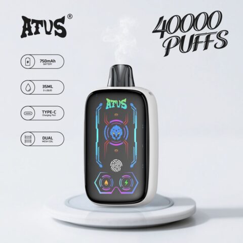 DE023 40000 Puffs Disposable Vape with Full screen rechargeable and adjustable airflow ATVS Vape