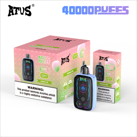 DE023 40000 Puffs Disposable Vape with Full screen rechargeable and adjustable airflow ATVS Vape