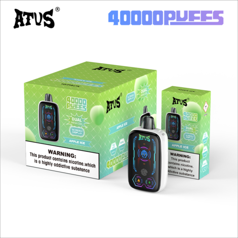 DE023 40000 Puffs Disposable Vape with Full screen rechargeable and adjustable airflow ATVS Vape