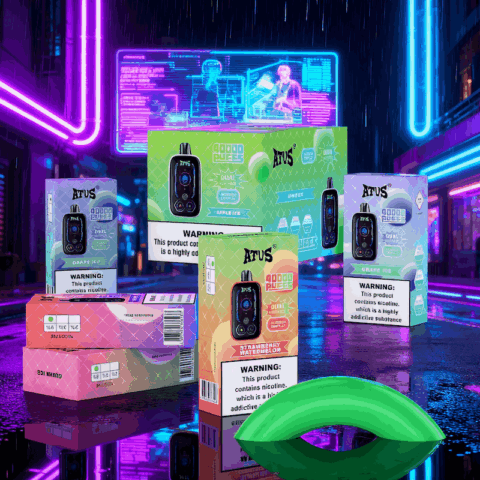 DE023 40000 Puffs Disposable Vape with Full screen rechargeable and adjustable airflow ATVS Vape