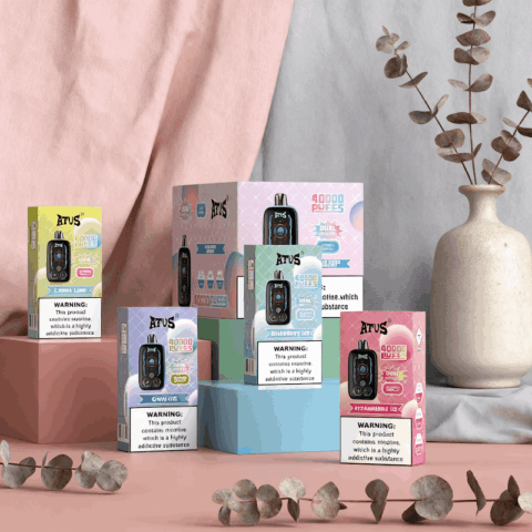 DE023 40000 Puffs Disposable Vape with Full screen rechargeable and adjustable airflow ATVS Vape