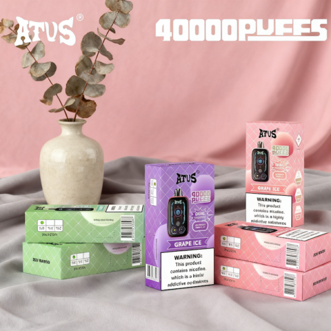 DE023 40000 Puffs Disposable Vape with Full screen rechargeable and adjustable airflow ATVS Vape