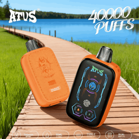 DE023 40000 Puffs Disposable Vape with Full screen rechargeable and adjustable airflow ATVS Vape
