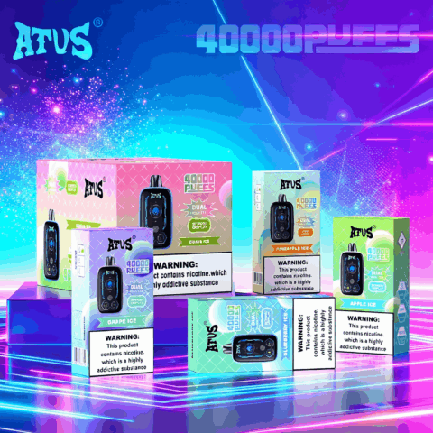 DE023 40000 Puffs Disposable Vape with Full screen rechargeable and adjustable airflow ATVS Vape
