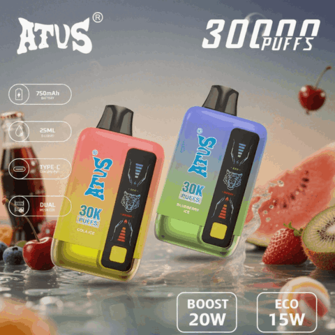 DE026 30000 Puffs Disposable Vape with LED display screen and adjustable airflow ATVS Vape