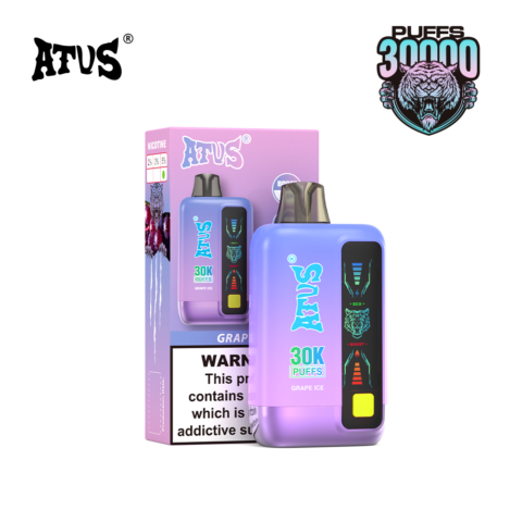 DE026 30000 Puffs Disposable Vape with LED display screen and adjustable airflow ATVS Vape