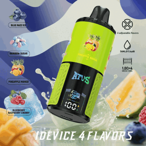 DE030 60000 Puffs Disposable Vape with Smart screen display and Quick charge adjustable flavor ATVS Vape