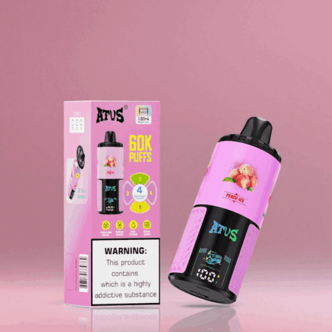DE030 60000 Puffs Disposable Vape with Smart screen display and Quick charge adjustable flavor ATVS Vape
