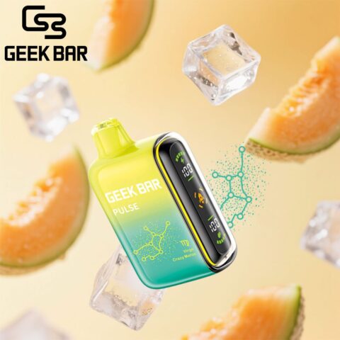 GeekBar 15000 Puffs Disposable Vape with LED display screen and adjustable airflow rechargeable