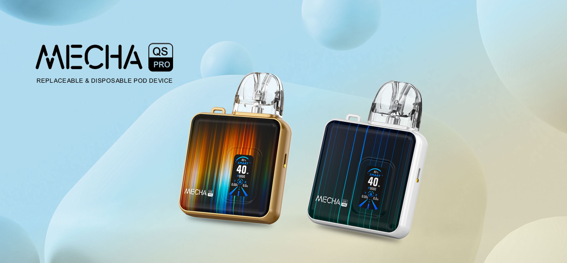 DE019PRO Refillable Pod Kit System Device ATVS Vape