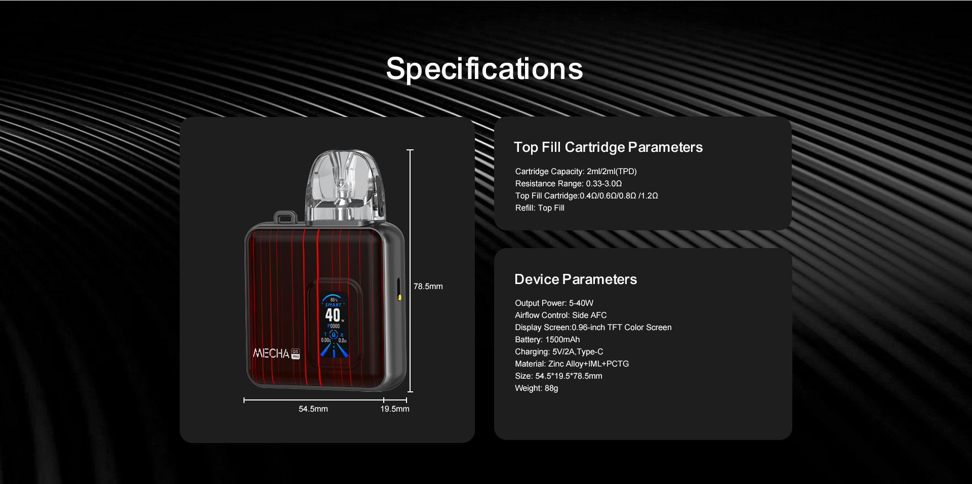 MECHA-Refillable-Pod-Kit-System-Device