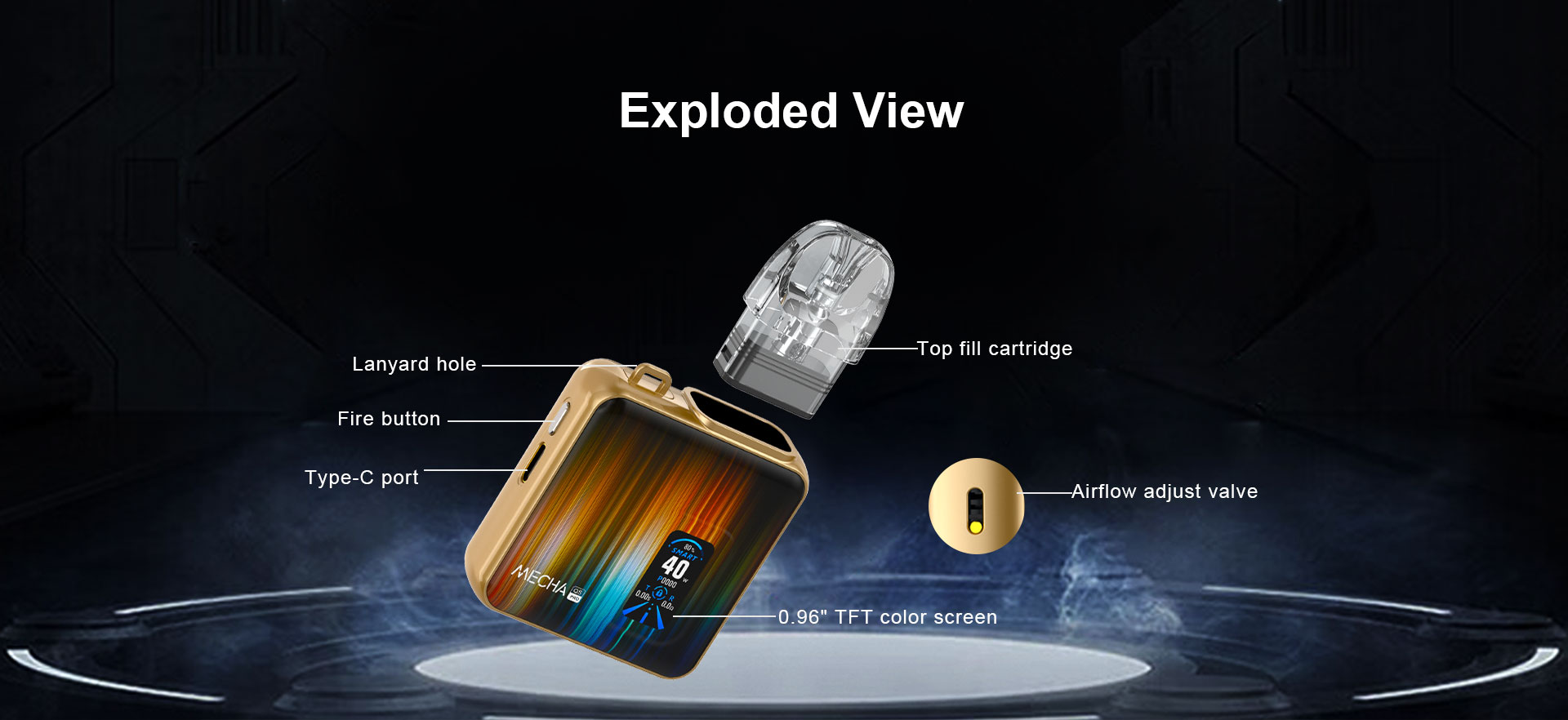 MECHA-Refillable-Pod-Kit-System-Device